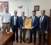 SUBÜ Rektörü Prof.Dr. Mehmet Sarıbıyık ve rektör yardımcıları Prof. Dr. Sinan Serdar Özkan ve Prof. Dr. Ali Fuat BOZ'dan dekanımız Prof.Dr. Ahmet Alp'e hayırlı olsun ziyareti