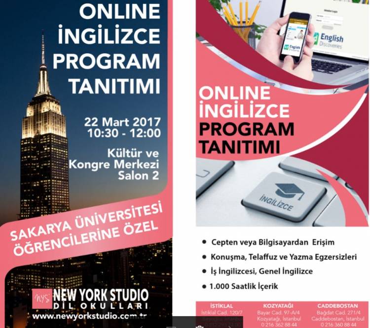 İngilizce kurs tanıtım toplantısı